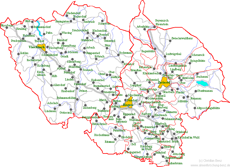 Pfarreien im Landkreis Regen