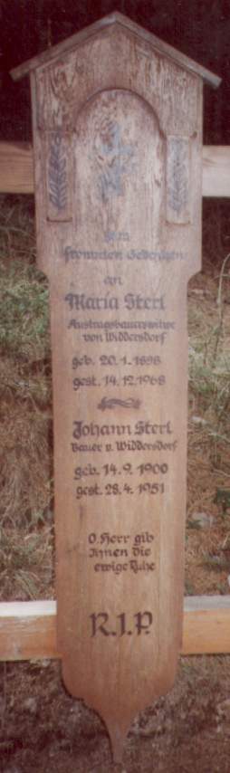 Maria Sterl und Johann Sterl