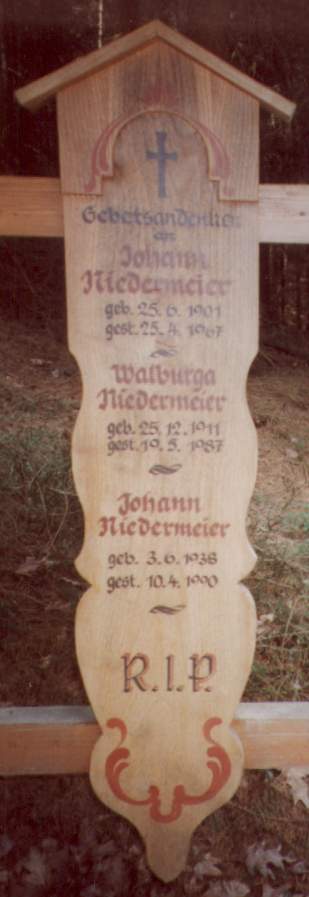 Johann Niedermeier und Walburga Niedermeier