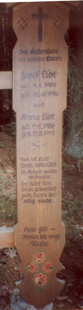 Josef List und Anna List
