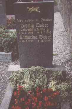 Grab von Ludwig Weber